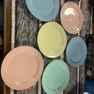 Lu-Ray Pastels Desert Plates